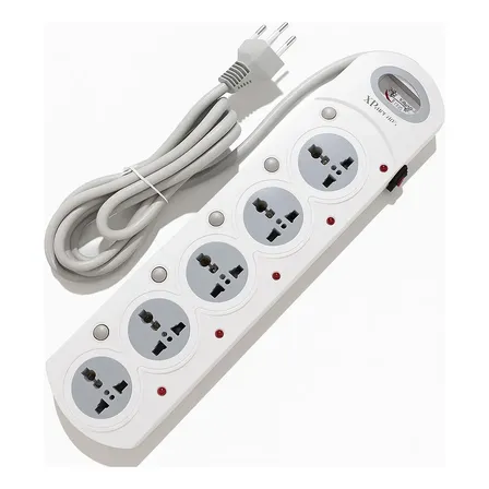 Régua Elétrica 16 Tomadas Padrão Americano Internacional Branco 127/220v