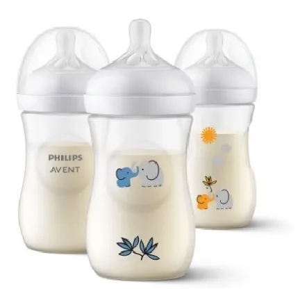 Set X3 Teteros Avent 9 Onz Natural Anticolico 