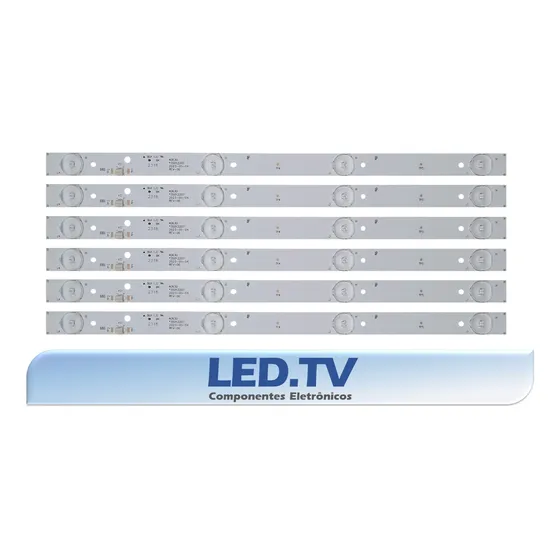 Kit Barras Led 40l2500 40l1500 Dl4053 Novas Alumínio