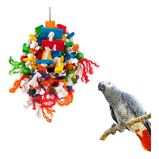 Juguetes Para Masticar Loros De Madera Natural Para Pájaros Juguetes Para Masticar Loros De Madera Natural Para Pájaros