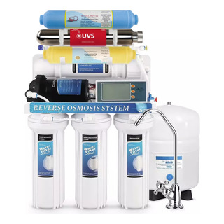 Osmosis Inversa 8 Etapas 100gpd Uv Alcalino+ Plata + Display Osmosis Inversa 8 Etapas 100gpd Uv Alcalino+ Plata + Display