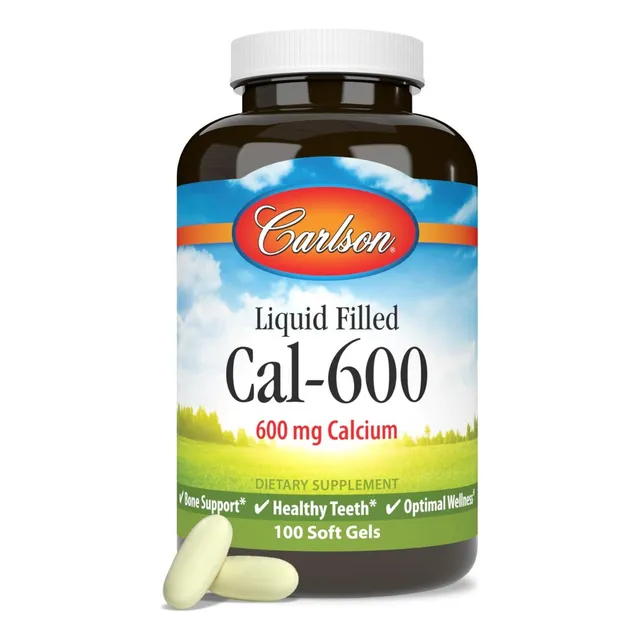 Calcio 600 Mg Carlson 100 Softgel