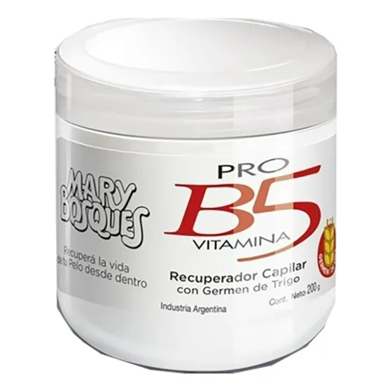Mascara Mary Bosques Recuperador Capilar Vitamina B5 200g