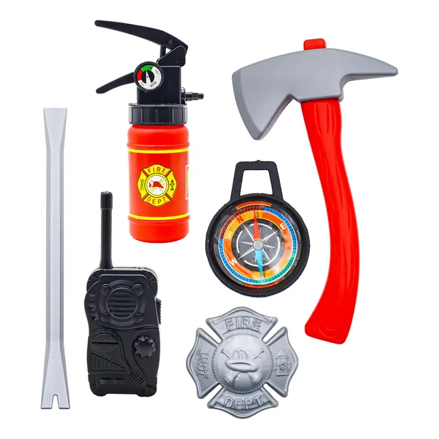 Set 5 Accesorios Bombero Juguete Niños