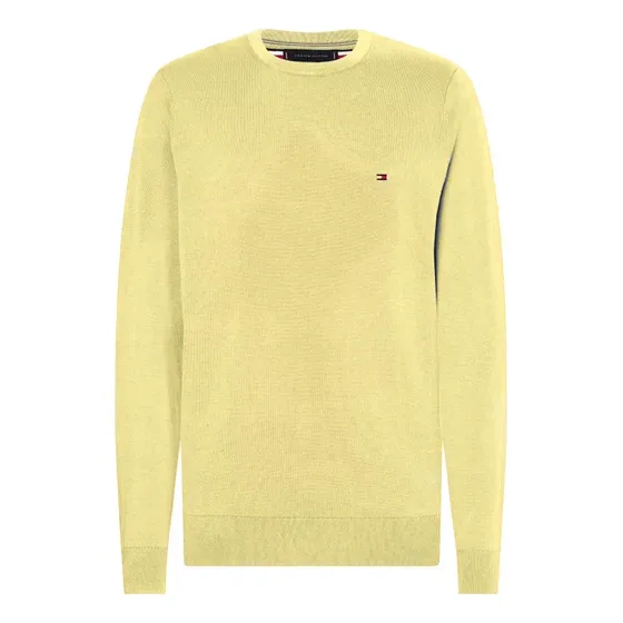 Sueter Tommy Hilfiger Essential Crew Neck Amarillo Hombre Mw