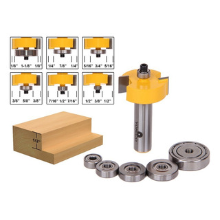 Kit Rebajadoras Fresas Router Yonico (usa) 14705 Kit Rebajadoras Fresas Router Yonico (usa) 14705
