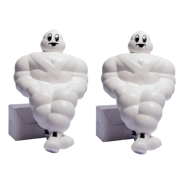 Muñeco Tipo Michelin Con Luz Y Soporte Para Camion X Juego