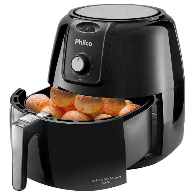 Fritadeira Philco Sem Óleo Pfr13p 8,1l 220v Preto - 2000w Fritadeira Philco Sem Óleo Pfr13p 8,1l 220v Preto - 2000w