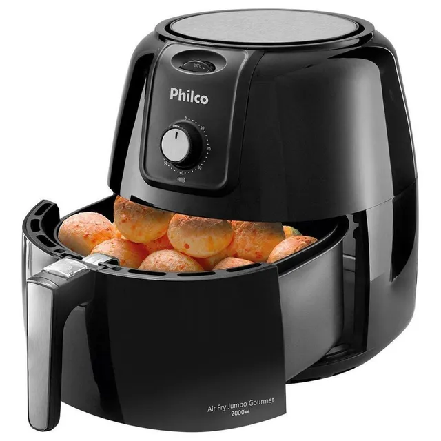Fritadeira Philco Sem Óleo Pfr13p 8,1l Preto - 2000w