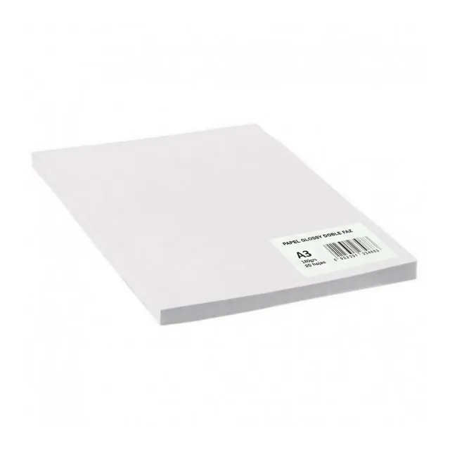 Papel Fotografico A3 180grs Brillo 20 Hojas. Excelente
