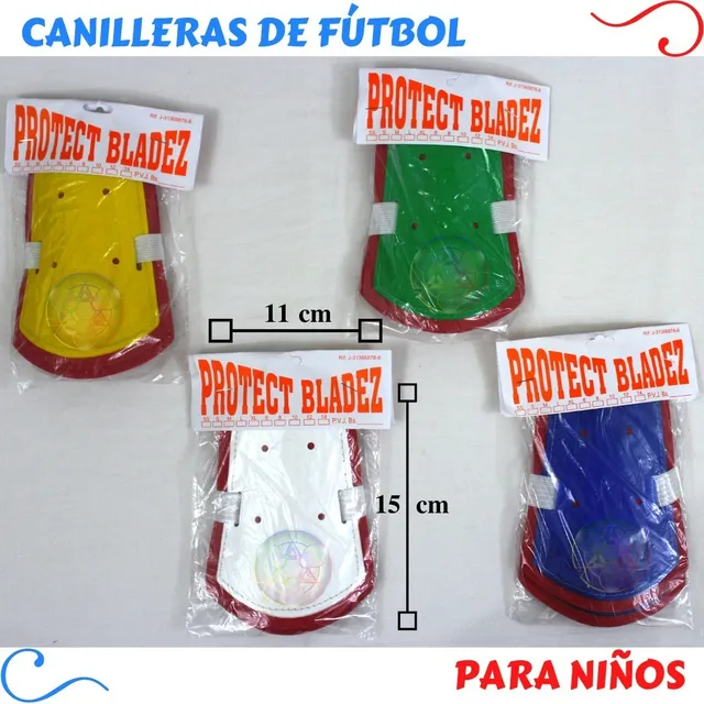 Canilleras Espinilleras De Fútbol Para Niños Hasta 9 Años