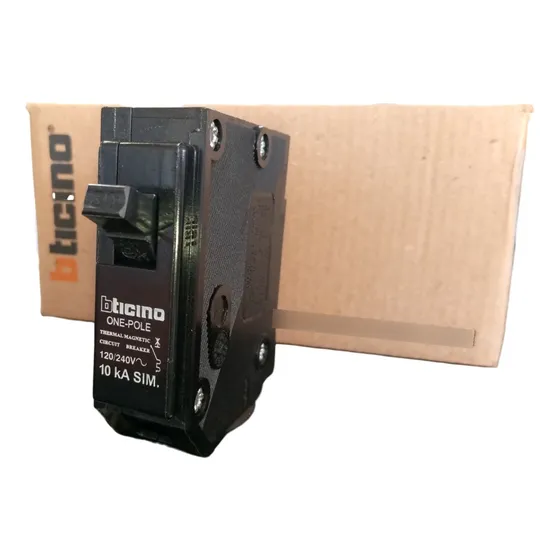Breaker 1x30 Amp Monofasico Thql Empotra Embutir Tql Ticino