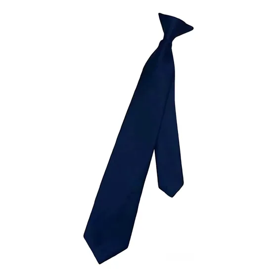 Corbata Para Niños Escolar Con Clip Metalico Varios Colores