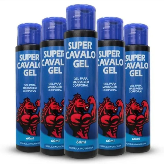 Kit 3 Unidades Super Cavalo Gel Original Canela