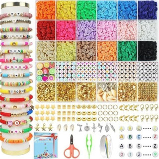 Triko Kit Para Hacer Pulseras Y Dijes 5100 Cuentas Arcilla Triko Kit Para Hacer Pulseras Y Dijes 5100 Cuentas Arcilla