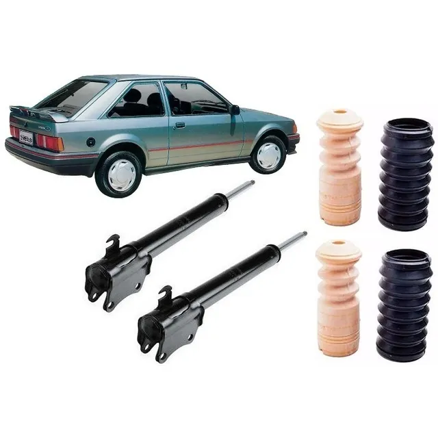 Par Amortecedor Escort Hobby 91 92 93 94 95 96 Traseiro+kit