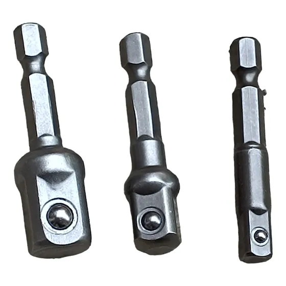 Adaptador Extensión Dados Atornillador 1/4 3/8 1/2