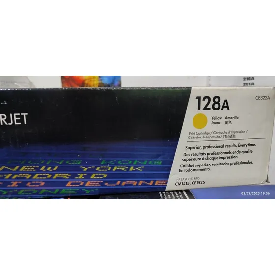 Original Toner Hp 128a Ce322a Cm1415 Cp1525 Amarillo Caracas