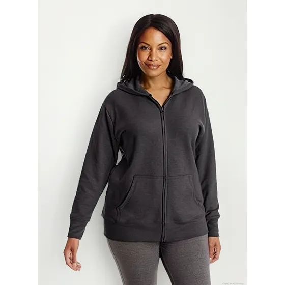 Solo Mi Talla Sudadera Grande De Polar Con Cierre Completo P