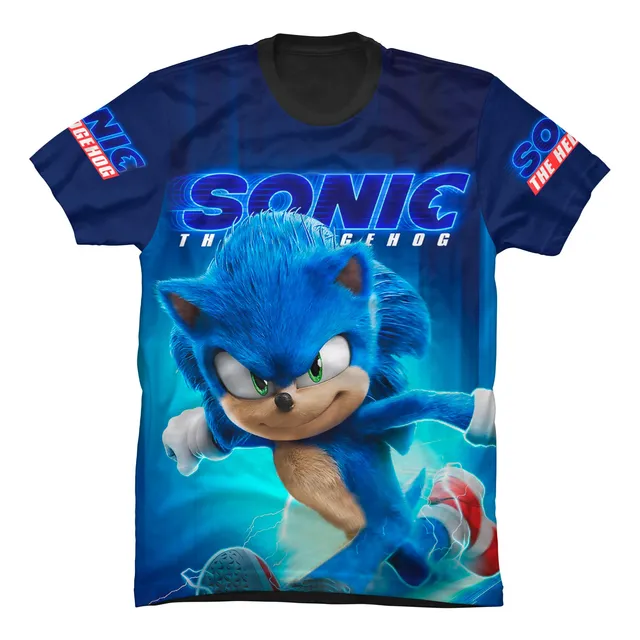 Camiseta Sonic  X Sega Niños Adultos Exclusiv Unisex Algodón