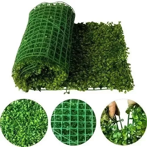 Kit C/10 Placas Jardim Vertical Artificial Buchinho 60x40cm