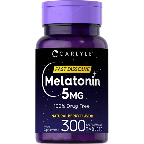 Melatonina 300 Tabletas Berry 5mg Maxima Potencia Eg M60