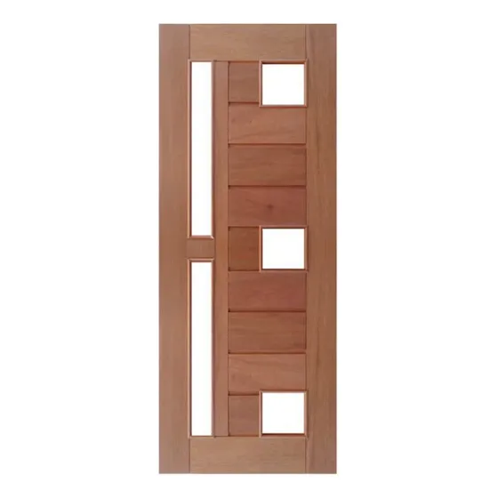 Porta De Madeira Mexicana P/vidro 110x210 Maciça Cedro Arana