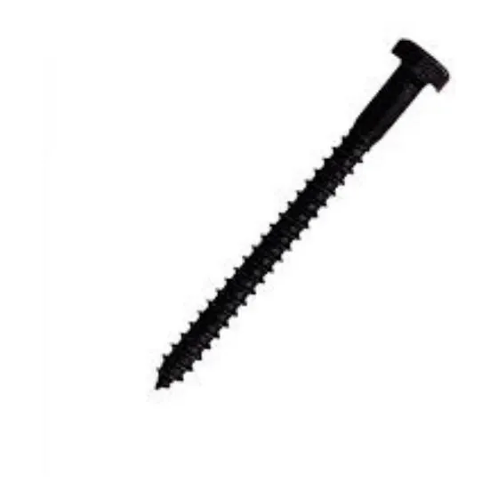 Tirafondo Cabeza Hex. Pavonado De 1/4 X 3 - 100 Und