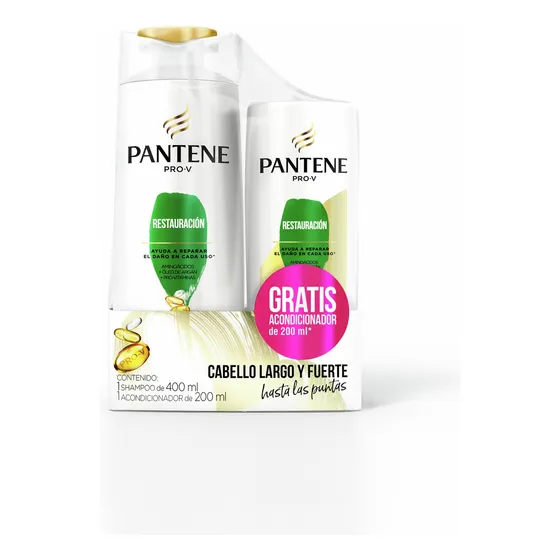 Shampoo Pantene Pro-V Restauración 400ml + Acondicionador Restauración 200ml