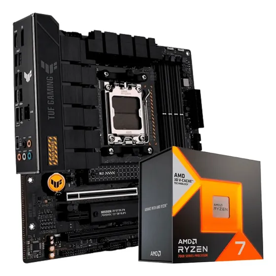 Kit Upgrade Ryzen 7 9800x3d Placa Mãe Tuf Gaming B650m Plus
