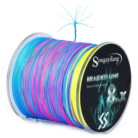 Linha De Pesca Multifilamento 8 Fios 300m 0.148-0.45mm 50lb
