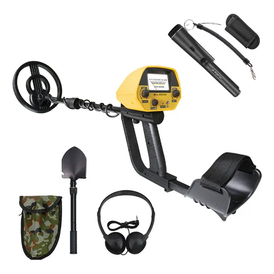 Detector Radar Metales Md-5090 Combo Metal Oro Plata + Pala
