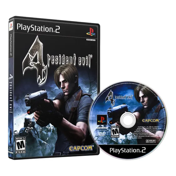 Jogo Repro Resident Evil 4 Dublado - Ps2 Midia Fisica