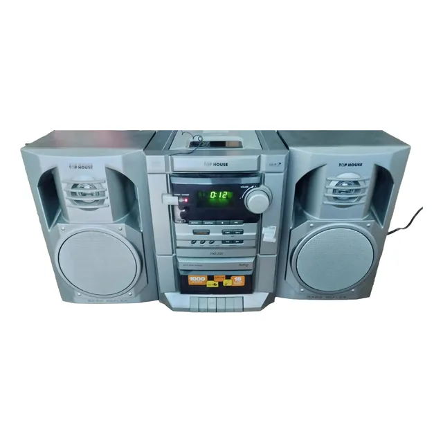 Minicomponente Top House Modelo Md-k222 (leer Descripcion) Gris 54 W