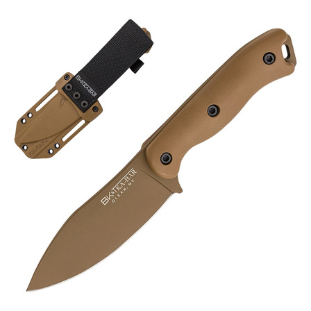 Faca Ka-bar Bk19 Nessmuk Tan Handle 1095 Cro-van Faca Ka-bar Bk19 Nessmuk Tan Handle 1095 Cro-van