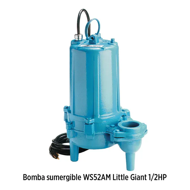 Bomba Sumergible 155gpm 1/2hp Aguas Residuales Little Giant