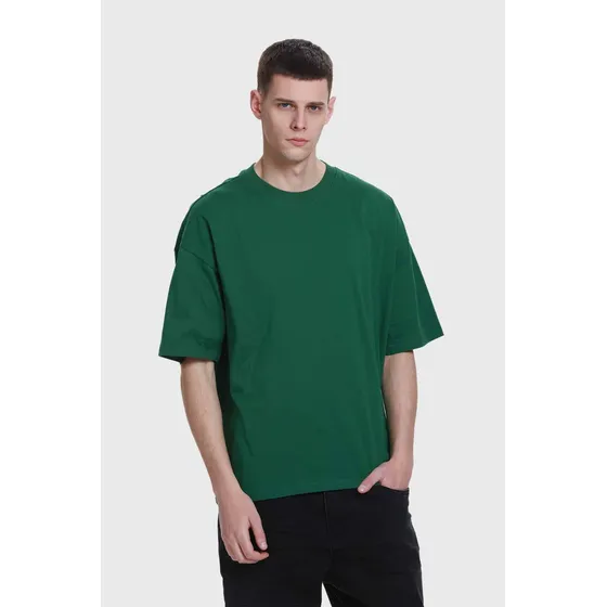 Polera Hombre Oversize Verde