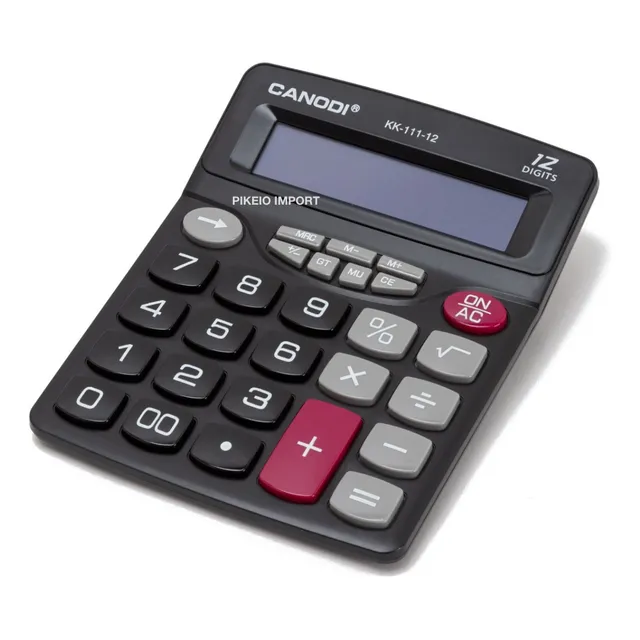 Calculadora 12 Digitos Gdes Escolar Escritorio Mesa Comercio