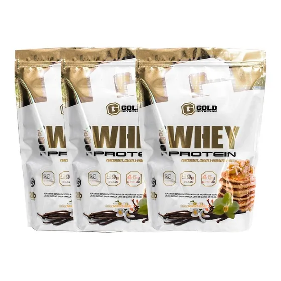 Whey Protein. Promo X 3 Kg. Combo Gold Nutrition. Outlet