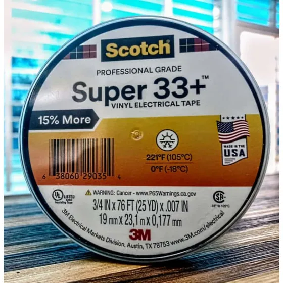 Teipe 3m Scotch Super 33 Profesional 
