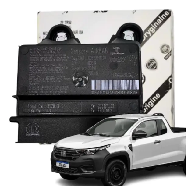 Módulo Central Air Bag J Fiat Strada Cabine Dupla Original