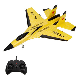 Mini Avión Planeador Rtf Amarillo Con Control Remoto Mini Avión Planeador Rtf Amarillo Con Control Remoto