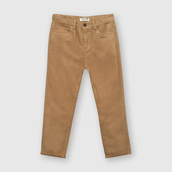 Pantalón De Niño De Cotele Café Colloky