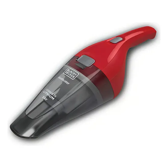 Aspiradora De Mano Inalámbrica 3.6v Black+decker Color Rojo | Cuotas sin interés