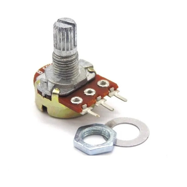Potenciometro 250k Ohm Lineal Pote 15mm B250k Arduino Nubbeo
