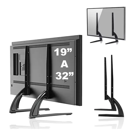 Suporte De Mesa Universal Base Pé Tv Monitores Samsung LG Ao