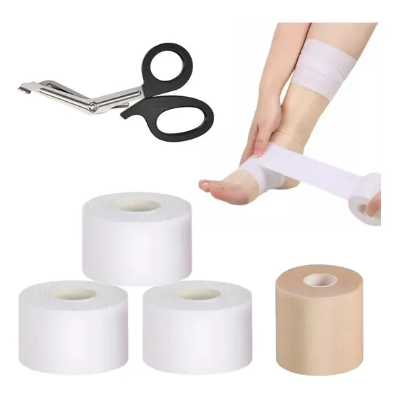Set Vendaje 1 Cinta Cebolla + 3 Tape Vendajes +1 Tijeras