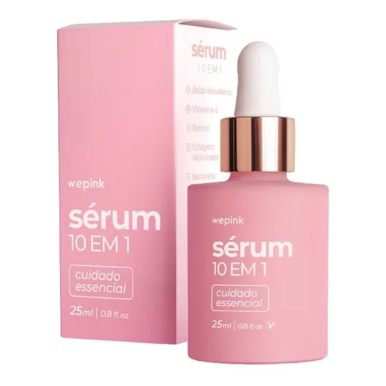 Sérum 10 Em 1 - 25ml - Wepink Momento de aplicação Dia Tipo de pele Todo tipo de pele 500 g x1