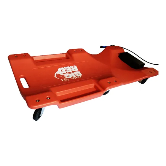 Camilla Para Mecanico Con Linterna  Plastica Torin Big Red 