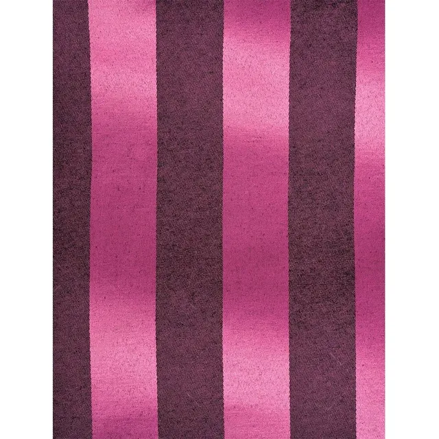 Tecido Jacquard Listrado Rosa E Preto 1m X 2,8m Decoração